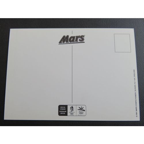 1991 Issue Mars Confectionary Anvers Belgium 1920 Olympics Postcard