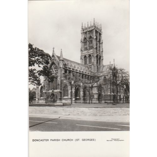 Doncaster Parish Church (St Georges) Plain Back Yorkshire Postcard (YKS77128)