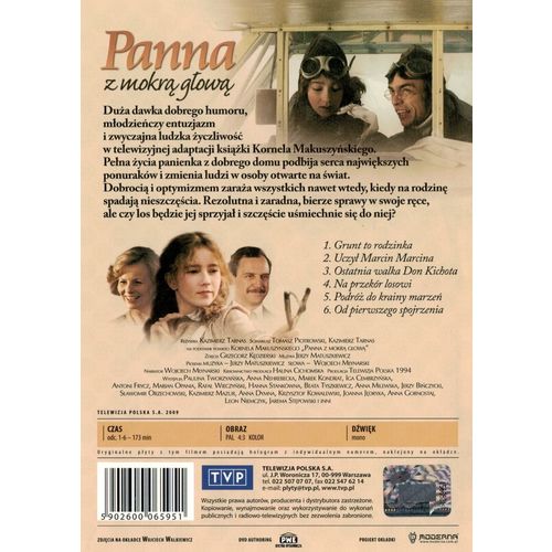 Panna z mokra glowa (DVD 2 disc) serial TV POLSKI POLISH