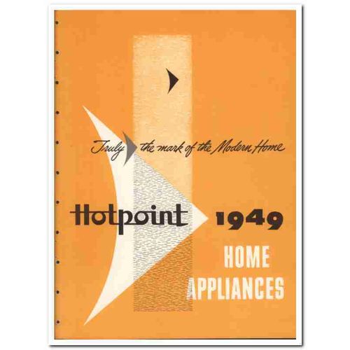 General Electric Company 1949 Vintage Catalog Appliances Hotpoint Home