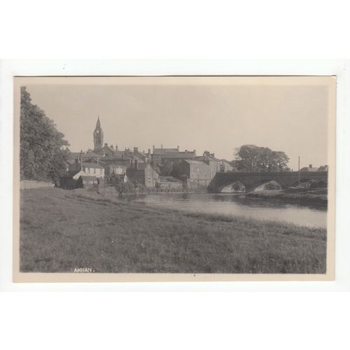 View of Annan Postcard Dumfriesshire Local Publisher F G Gibbs
