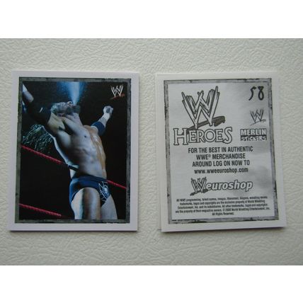 Topps - Merlin 2008 WWE Heroes Wresting Stickers 1-216 & P1-P15 Variants (EB2)