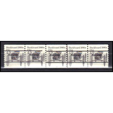 2124a 4.9c Buckboard Fine MNH Dry Gum PNC 4/5 Gap 1L AA0302
