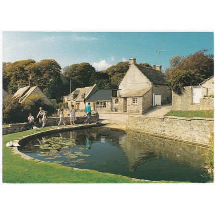 Postcard Village Green and Duck Pond, Worth Matravers, Dorset. Unposted
