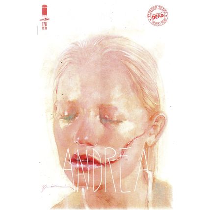 VARIANT - THE WALKING DEAD NO. 178 (2018) 15TH ANNIVERSARY SIENKIEWICZ COVER