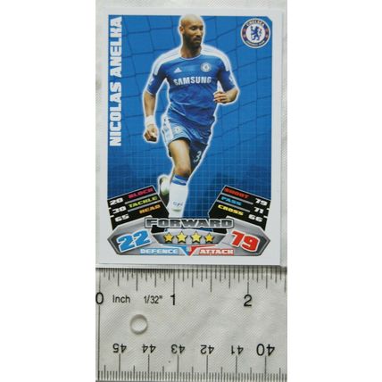 2011/12 Topps Match Attax Trading Card - Nicolas Anelka, Chelsea