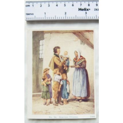 Vintage: Scholar's Lesson Pictures No. 34 Serving Others