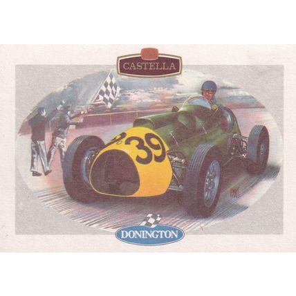Cooper Bristol Racing Car F1 Motor Race Rare Beer Mat Card