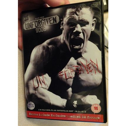 WWE wrestling DVD UNFORGIVEN 2006 John Cena vs Edge PPV AEW NXT WWF DX Raw PPV