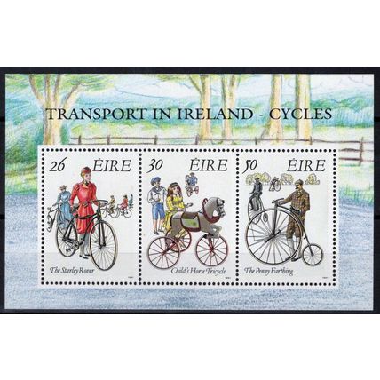ZAYIX Ireland 826a MNH Irish Bicycles Transportation 101922S40