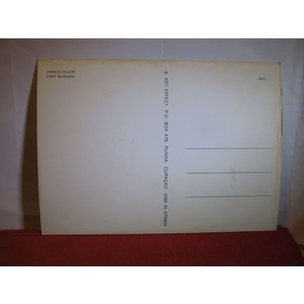HANDELSKADE by Ellen Spijkstra, CURACAO N. A, CARIBBEAN ISLAND unused postcard #