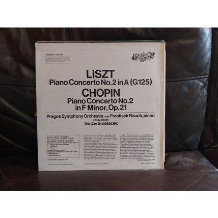 The Prague Symphony - Liszt Piano Concerto No. 2 In A G125 Chopin (LGD006) 1975