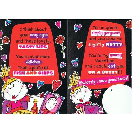 Valentine Card - To My Boyfriend - Quality Large Card 9x6" BN