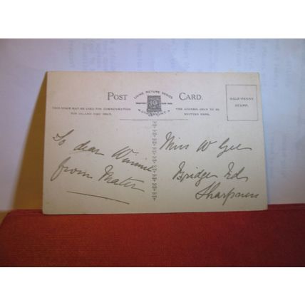 RING A RING ROSES CHILDREN PLAYING used antique postcard Living Picture series =