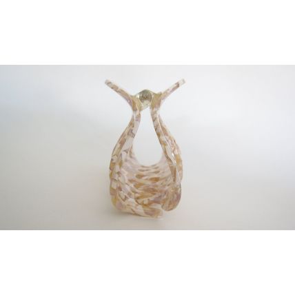 Large beige tan creme white marbled hair claw clip for thick hair