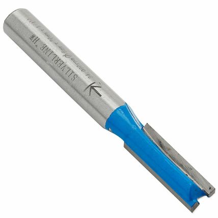 STRAIGHT METRIC CUTTER 1/4" 6mm x 20mm TCT Woodworking Single Fluted Router Bit