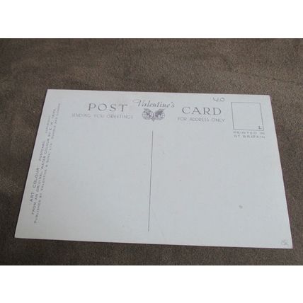 Valentines Postcard - Valley of Tay, Kinnoull Hill, Perth Artist E.W Trick A1988