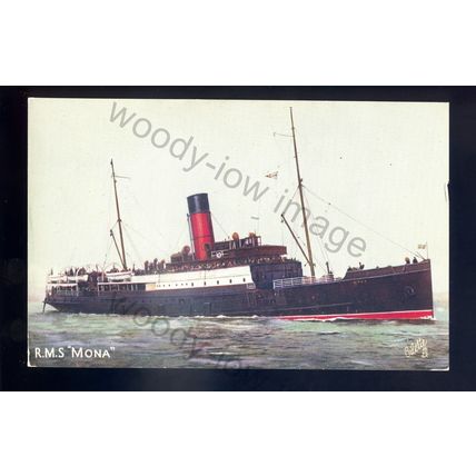 f2424 - IOM Ferry - Mona - postcard
