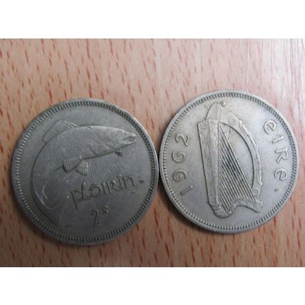 Ireland 1962 Florin 2/- Shillings Coin