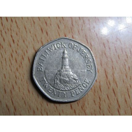Jersey 1983 Elizabeth ll 20p Coin