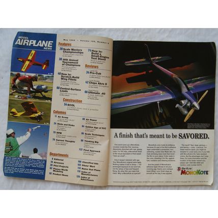 1998 Model Airplane News Magazine - May