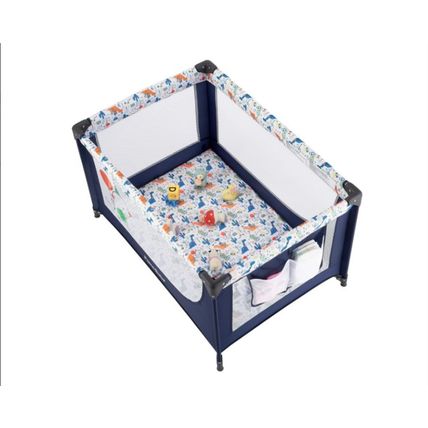 Infant -Play yard-Playpen-Carry Bag, Blue Travel Foldable Portable by Pamo Babe
