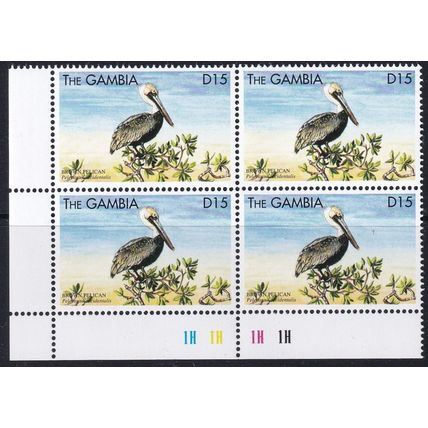 Gambia 1999 SG 3221 UMM Block of 4 - Fauna/Birds (E-202 (2))