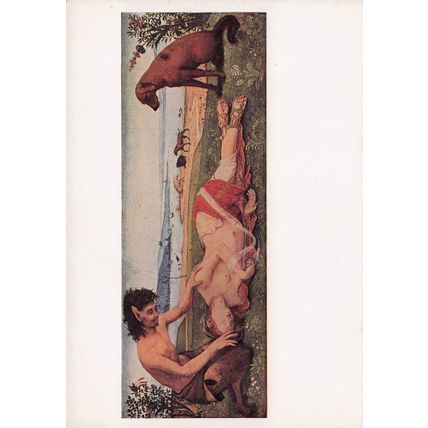 Piero Di Cosimo A Mythological Subject Painting Postcard