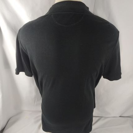 Chaps Men's Black Short Sleeve Polo Shirt Size Large