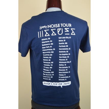 Issues Journey Noise Tour Thanks For The Invite Tour Soduh Mens Blue L T Shirt