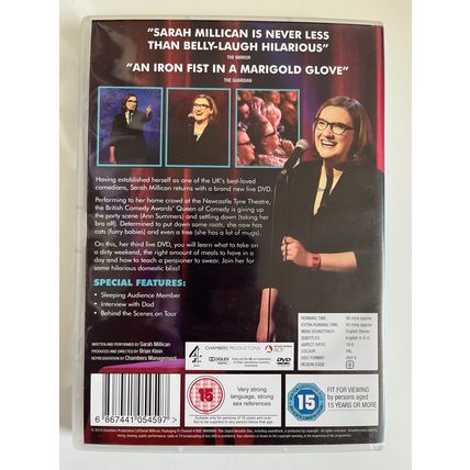 SARAH MILLICAN - HOME BIRD LIVE (UK DVD, 2014)