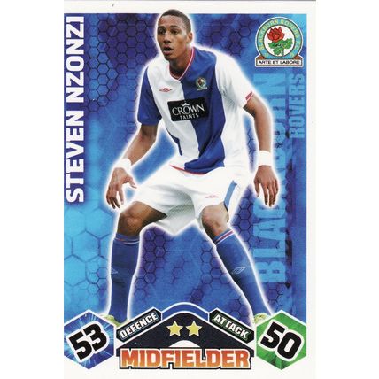 Match Attax 2009/2010 Steven Nzonzi Blackburn Rovers