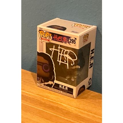 Funko Pop! H.E.R #295 Facsimile Laser Autographed Figure (Box & Protector)