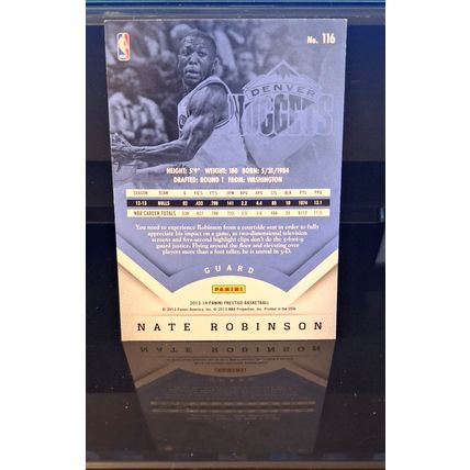 NATE ROBINSON 2013 PANINI PRESTIGE BASKETBALL CARD #116