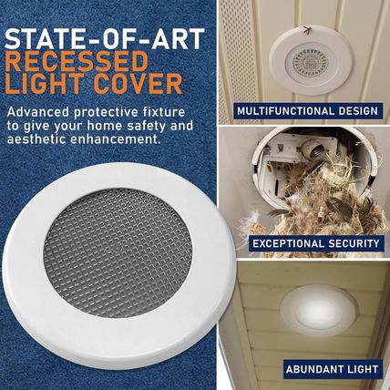 Recessed Light Cover Kit for Indoor and Outdoor Ceiling - Replacement Kit for Ca