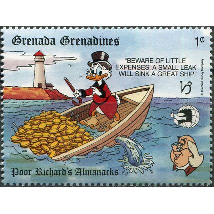 Grenada Grenadines. 1989. Small Leak wil sink a Great Ship (MNH **) Stamp