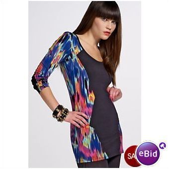 LOVE LABEL BOUTIQUE!! Printed Bodycon Top- SIZE 12!!