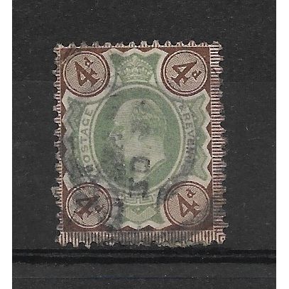 GB.SG236 4d Green and Chocolate-Brown.Variety Unchecked.Fine Used.Nov18