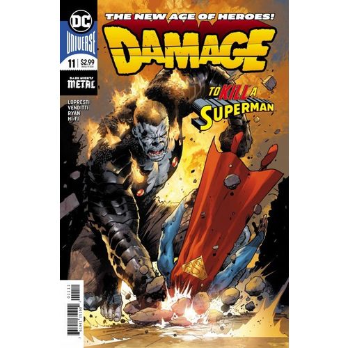 Damage (2018) #11 DC Comics METAL SUPERMAN