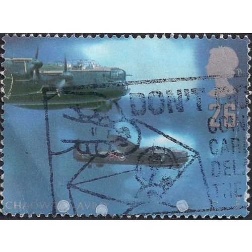 GB, AIR, Avro Lancaster MkI, blue 1997, 26p, #2