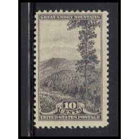 749 10c Smoky Moutains Fine MNH Z1609