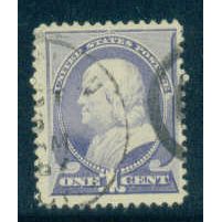 Used 212 1c Benjamin Franklin Fine M01570