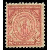 682 2c Massachusetts Just Clears MNH M07133