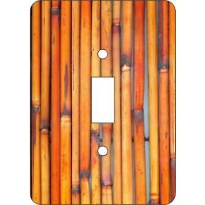 Bamboo Switch Plate (African American Single Switch Plate)