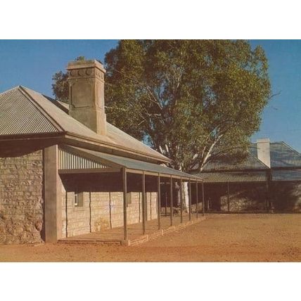 Australian Old Telegraph Station Alice Springs Postcard