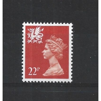 Wales.W56 22p Bright Orange-Red.Unmounted Mint.Aug25