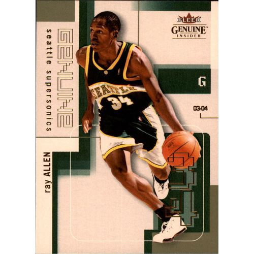 2001-02 Fleer Genuine Insider Basketball Ray Allen