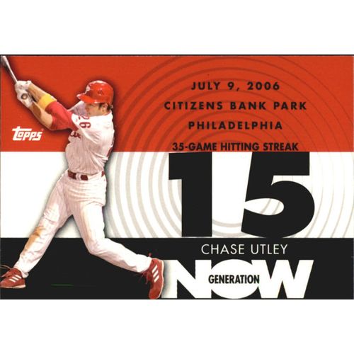 2007 Baseball Topps Generation Now Chase Utley #GN65