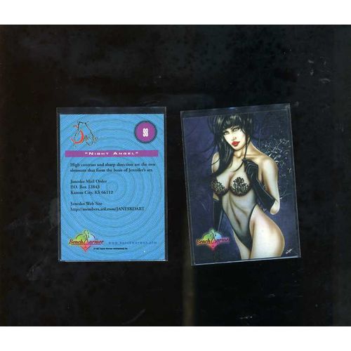 JENNIFER JANESKO 1997 Benchwarmer Art Card #98 "NIGHT ANGEL" NM