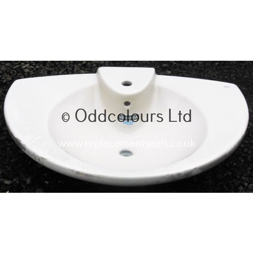 Roca Veranda 80cm 1TH Basin in PERGAMMON